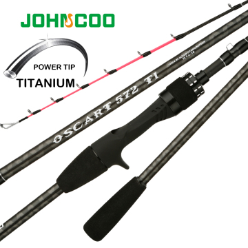 Johncoo Oscart 170cm Titanium Tip Fast Action Octopus Fishing Rods PE0.3-3#