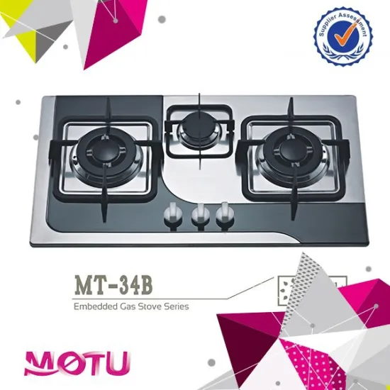 Triple Ring Gas Burner Gas Stove Powered by Biogas