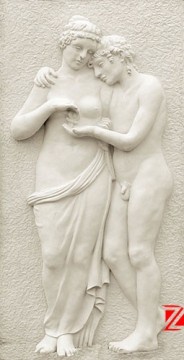 Lover modern relief sculpture