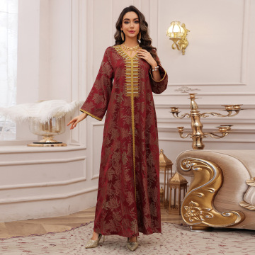 بدلیجات هات فیکس عید V-Neck Jalabiya Abaya