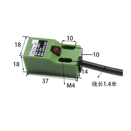 Engraving Machine Metal Induction Limit Switch SN04-N: Laser Induction Limiter and Proximity Switch for Mechanical Stroke Control