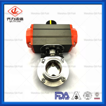 Sanitary Food Grade Electrically Actuated Butterfly Valves