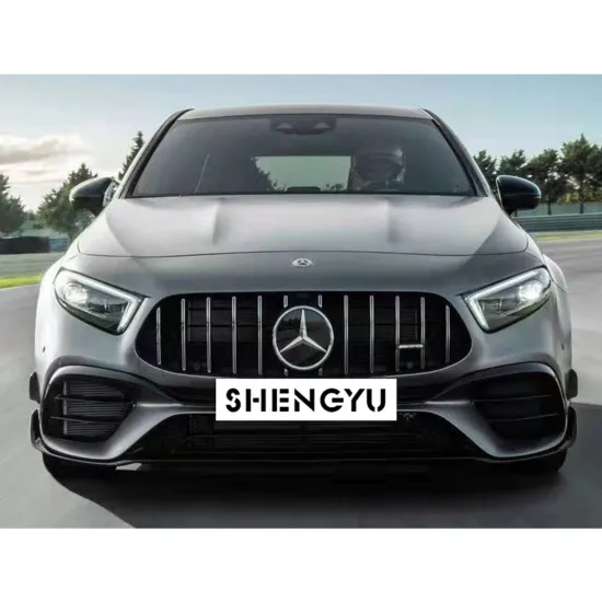 Benz A-Class W177 Body Kit AMG Style - Grille, Exhaust Pipe, Side Skirt, Front Bumper