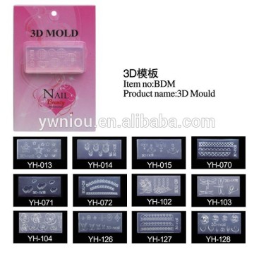 Wholesale Acrylic Mold For 3D Nail Art Decoration