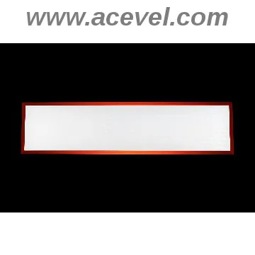 40W round corner black color frame led panel light