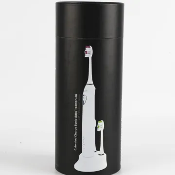 Black Large Cylinder Cardboard Paper Packaging Box