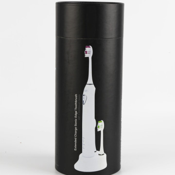 Black Large Cylinder Cardboard Paper Packaging Box