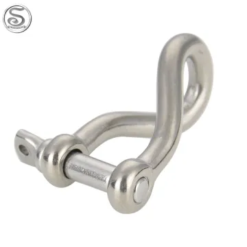 Wholesale Twisted Stainless Steel D Shackle Steel Shackle