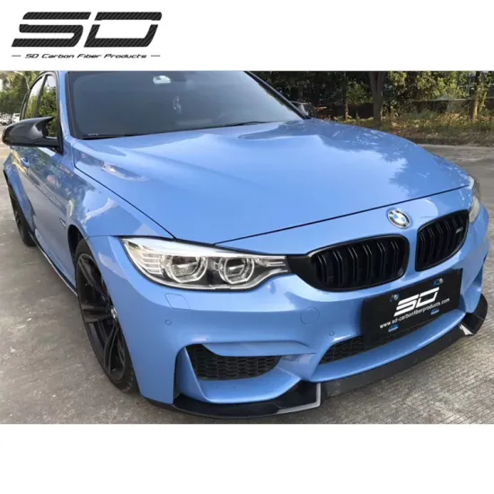 Real Carbon Fiber Front Bumper Lips Spoiler for F80 M3 & F82 M4