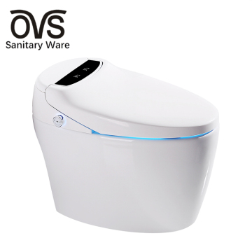 Tandas pintar mewah ovs dengan siram sensor automatik dan bidet