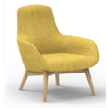 Poltrona de luxo moderna para sala de estar