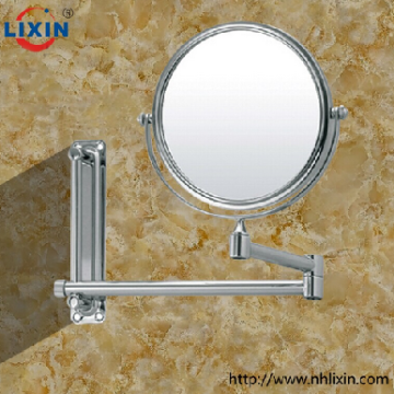 Wall mounted folable swivel makeup mirror, ,agnifying 3X shaving mirror for wholesalers