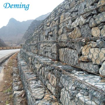 Rock Basket Wire Mesh / Australien gewebt Gabion Box Preis