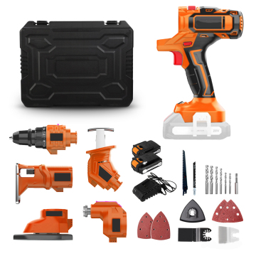2022 NEW High Quality 5-in-One Brushless Cordless Power Tool Set 20V Combo Kits