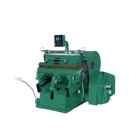 Low price flatbed die cutting creasing machine