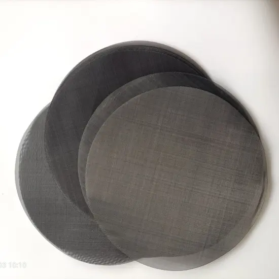 60 Mesh Black Carbon Steel Wire Mesh Plain Woven