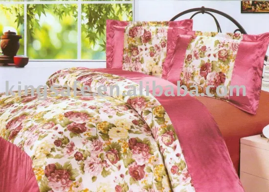 120g/m 100% polyester satin fabric for bedding