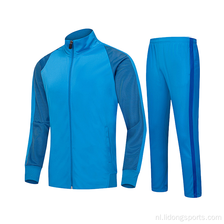 Groothandel op maat goedkoop sportteam sweatsuit set