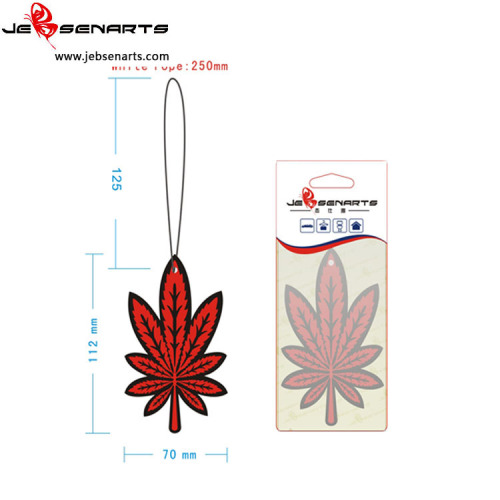 Tarjeta de ambientador de aire colgante de automóviles con fragancia agradable