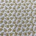 Floral Pattern 55% Linen 45% Cotton Blend Fabric