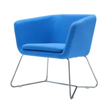 Single Tub Accent Fabric Velvet Armchair