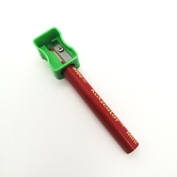 Cute Plastic Rectangle Shaped Pencil Sharpener for Good Quality School Kids