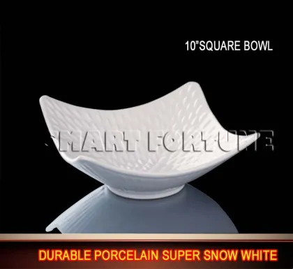 Unique Design Shape Bowl Square Shape Bowl Chinese Restaurant tableware