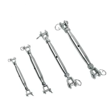 2PCS 316 Stainless Steel Euorpean Closed Body Turnbuckle Jaw And Jaw M5 M6 M8 Marine Hardware Rigging Screw For Cable Railing