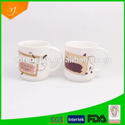 porcelain color changing cup set