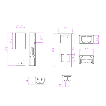 Καλώδιο καλωδίου σύνδεσης JST Plug Connector