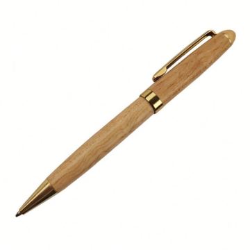 Customizable Wood and Metal Ballpoint Pen with Logo Printing MB9902