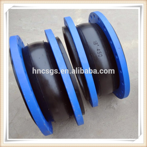 Quality and quantity assured flange in forged steel rubber joints