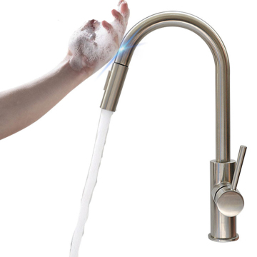 HONGDEC Pull Down Sprayer Head Touch Sensor Kitchen Faucet