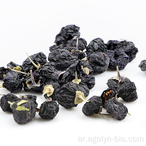 أسود Lycium Wolfberry Wild Black Goji Berry