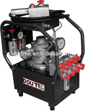 Dude pneumatic pumps for hydraulic wrench