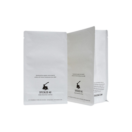 Genanvendelige ru matte hvide kraftpapir kaffe tasker toronto