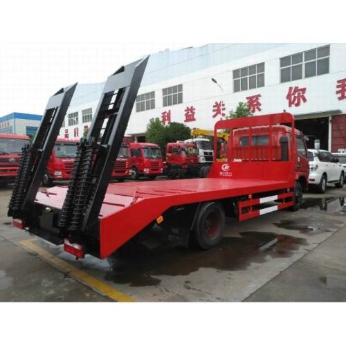 Diesel 4x2 2T Dropside plate à plat camion de fourgon plat