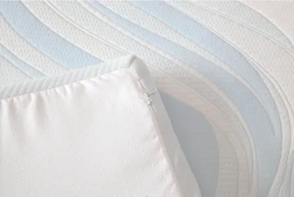 Simple packaging for a nine-zone memory foam mattress