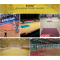 Benutzerdefinierte PVC-Sportboden Indoor-Vinyl-PVC-Bodenfliese wie Holzsound