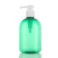 250ml 450ml 220ml boston lotion pump screw cap round shaped pet shampoo bottle