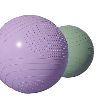 2022 Premium Yoga Swiss Ball: Non-Slip, PVC, Anti-Burst, Frosted, Thickened Honeycomb Design for Enhanced Balance and Massage Points