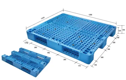 OEM logistics plastic grid Chuan Character pallet mould