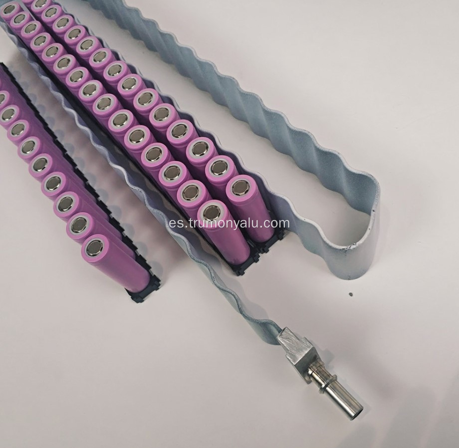 Tubo de enfriamiento de serpiente de aluminio para batería 21700