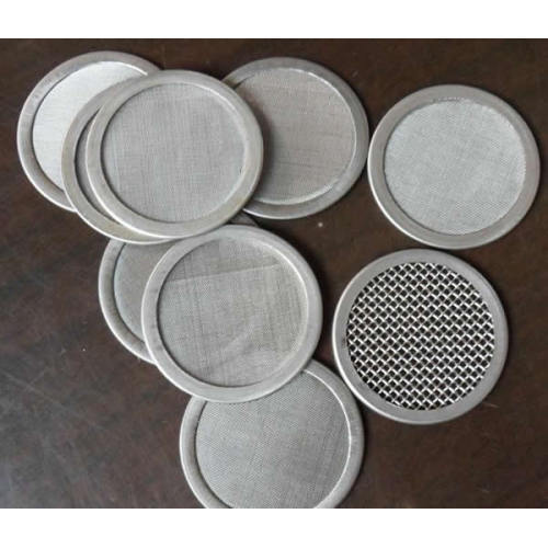 Round Sintered Filter Plate Stainless Steel Wire Mesh Edge Covered Filter Factory