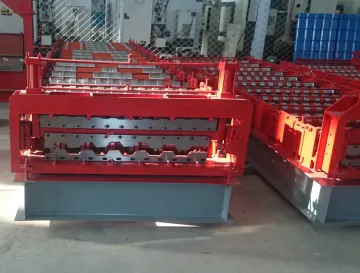 CE certification double deck roofing machine