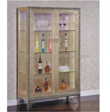 Modern Wine Glass Display Cabinet for Luxury Living Room Furniture