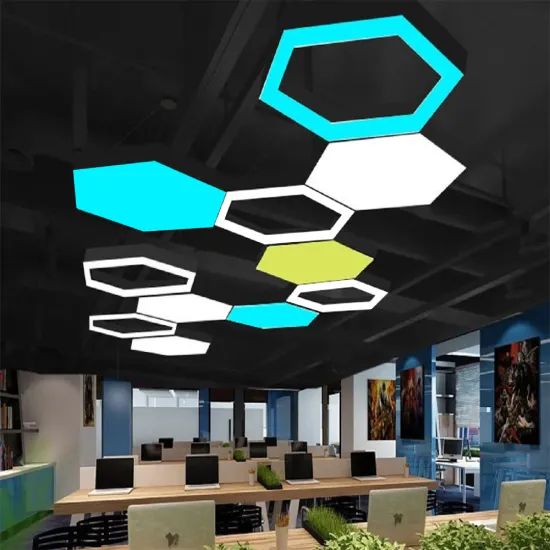 Commercial Ceiling 36W LED Hexagon Pendant Light with PF>0.9