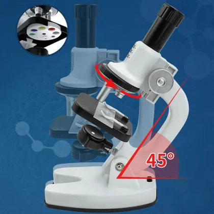 Students' Smart Learning: Comprehensive Science & Engineering Toy Kit featuring a Biological Microscope for Kids