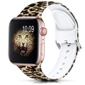 Silicone Printed Fadeless Pattern Apple Watch Strap Band