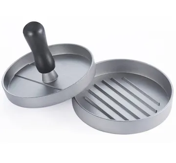 Kitchen and BBQ Aluminum Non-stick Stuffed Burger Press Hamburger Patty Maker